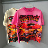 Vare All Day UFO Graphic Tee | Pink Washed