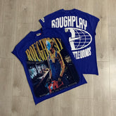 Rough Club Vintage Skeleton Graphic T-Shirt