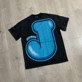 Jellybean Astronaut Skull Graphic Tee | Black Double-Sided Print