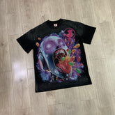 Jellybean Robot Explosion Graphic Tee | Black Space Print