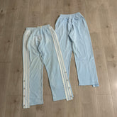 Rough Play Rhinestone Track Pants Light Blue
