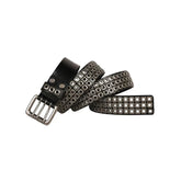 DND4DES Fan Chengcheng Xu Kai Same Gothic Dark Ya Hollow Willow Nail Head Layer Cowhide Punk Belt and Strap