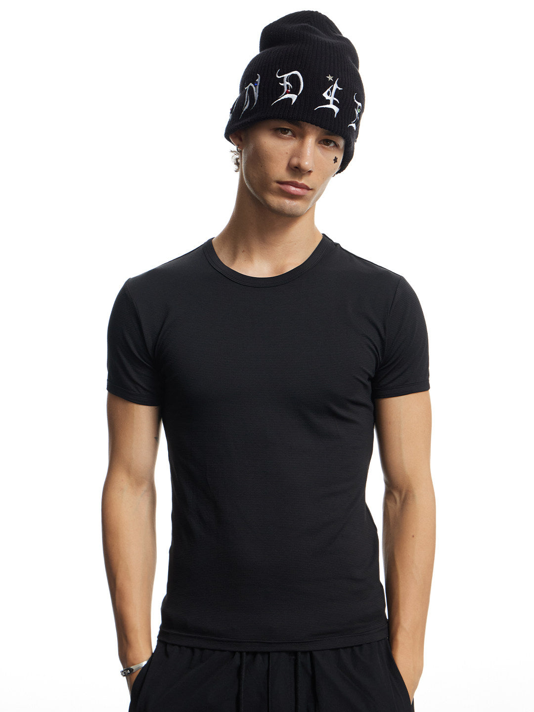 DND4DES Wrinkle-Resistant Quick-Dry Fitted Crew Neck T-Shirt – Breathable Cooling Athletic Short Sleeve Tee