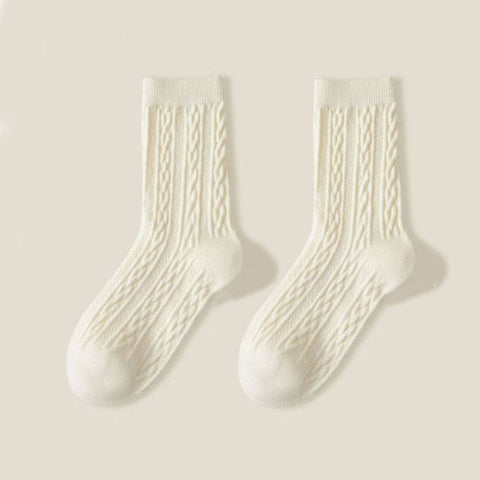 Cable Crew Socks