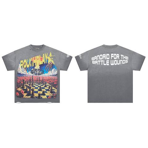 Rough Club Vintage Chess Graphic T-Shirt