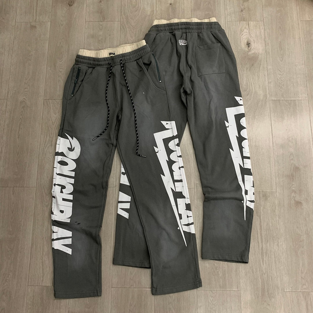RoughPlay Vintage Washed Graphic Sweatpants