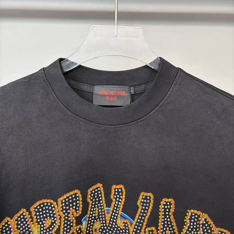 Vare All Day Skeleton Racer Graphic Tee | Black Washed