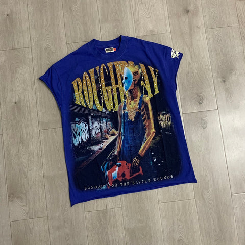 Rough Club Vintage Skeleton Graphic T-Shirt