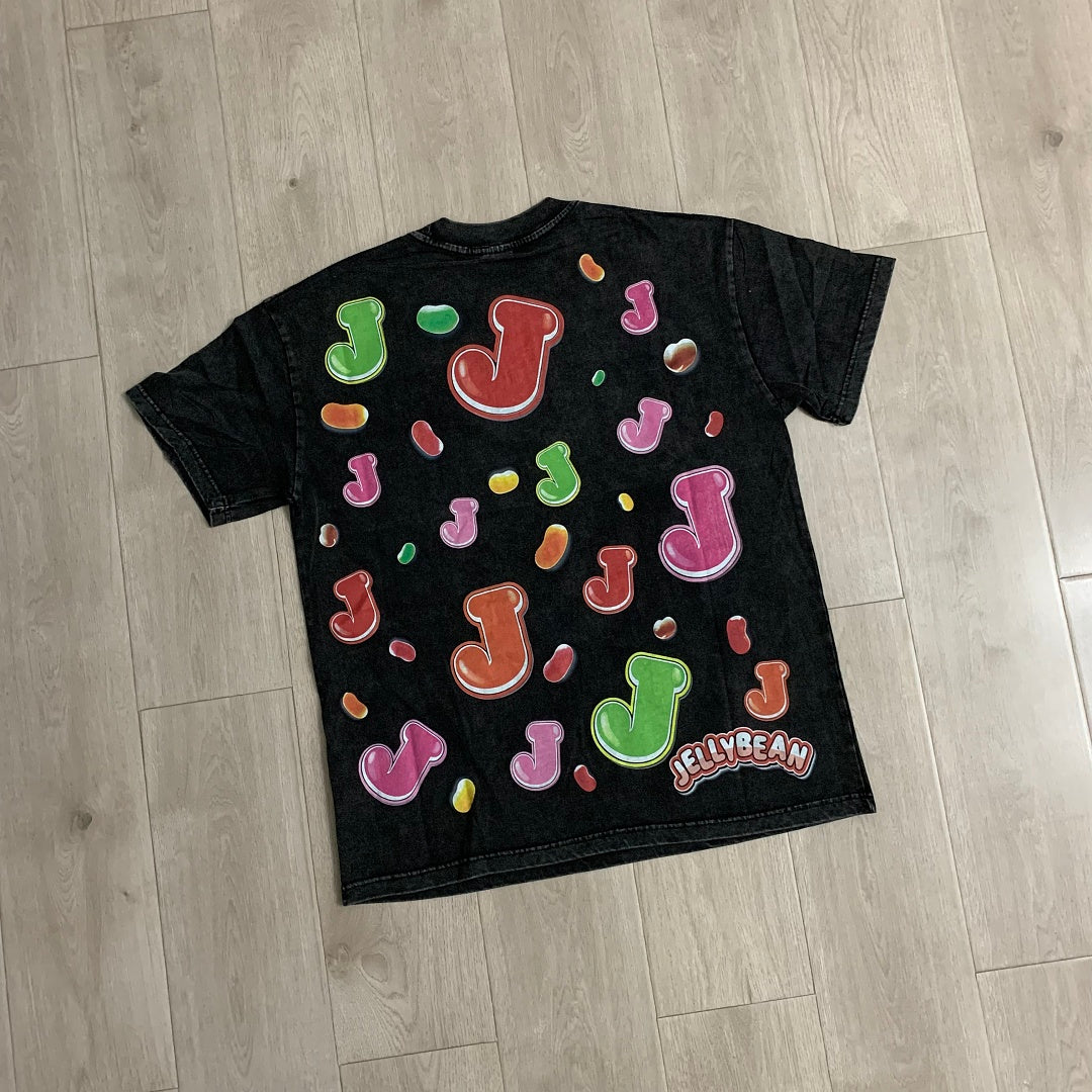 Jellybean Mad Scientist Graphic Tee | Black Double-Sided Print