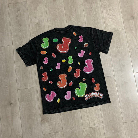 Jellybean Mad Scientist Graphic Tee | Black Double-Sided Print