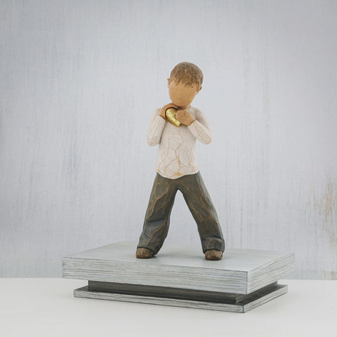 Heart of Gold - Boy Figurine by Willow Tree