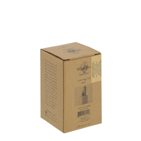 Love my Cat (light) Figurine by Willow Tree