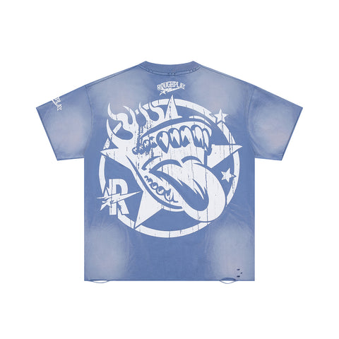 Rough Club Racing Graphic Washed T-Shirt