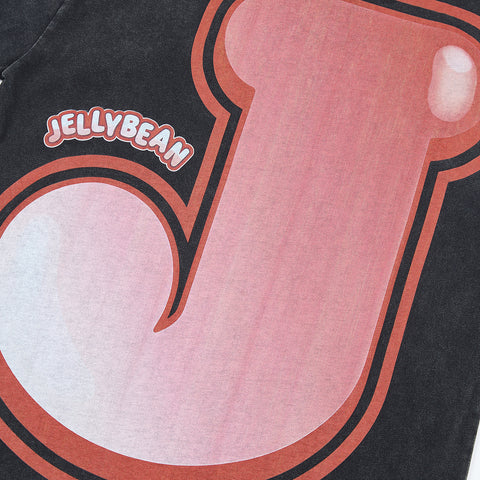 Jellybean Big J Logo Tee | Black Back Print