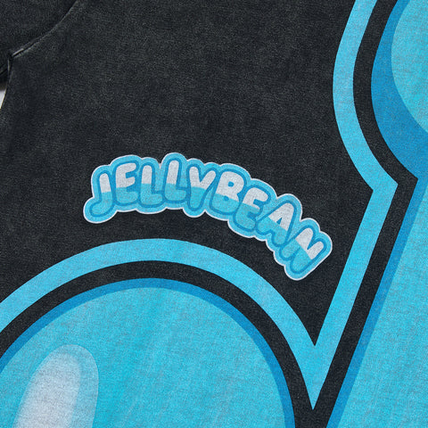 Jellybean Astronaut Skull Graphic Tee | Black Double-Sided Print