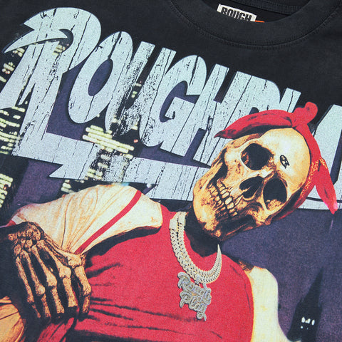 Vintage Skeleton Graphic Long Sleeve T-Shirt
