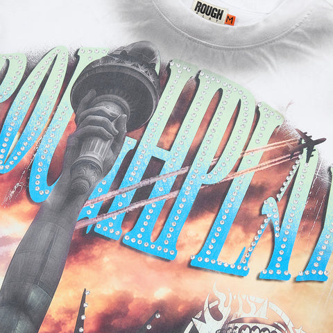 Vintage Statue Graphic Long Sleeve T-Shirt
