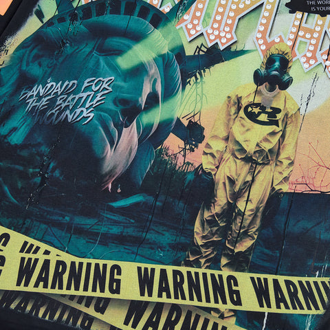 Rough Club Warning Graphic Long Sleeve T-Shirt