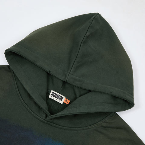 Rough Club Vintage Skull Graphic Hoodie
