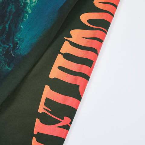 Rough Club Vintage Skull Graphic Hoodie