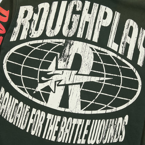 Rough Club Vintage Skull Graphic Hoodie