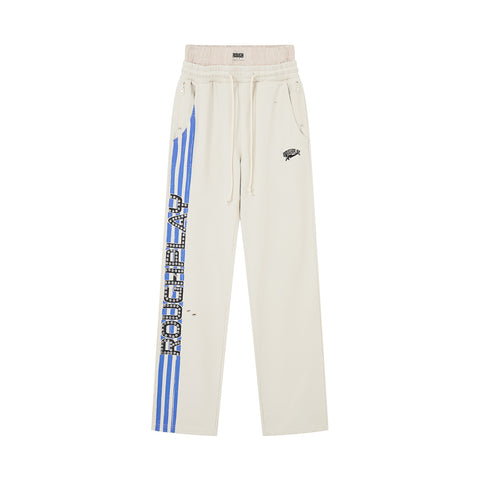 ROUG HPLAY Retro Side Stripe Sweatpants