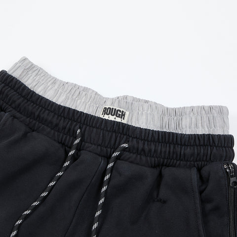 RoughPlay Vintage Washed Graphic Sweatpants black