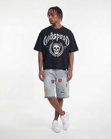 Godspeed Victor Crest Tee Black