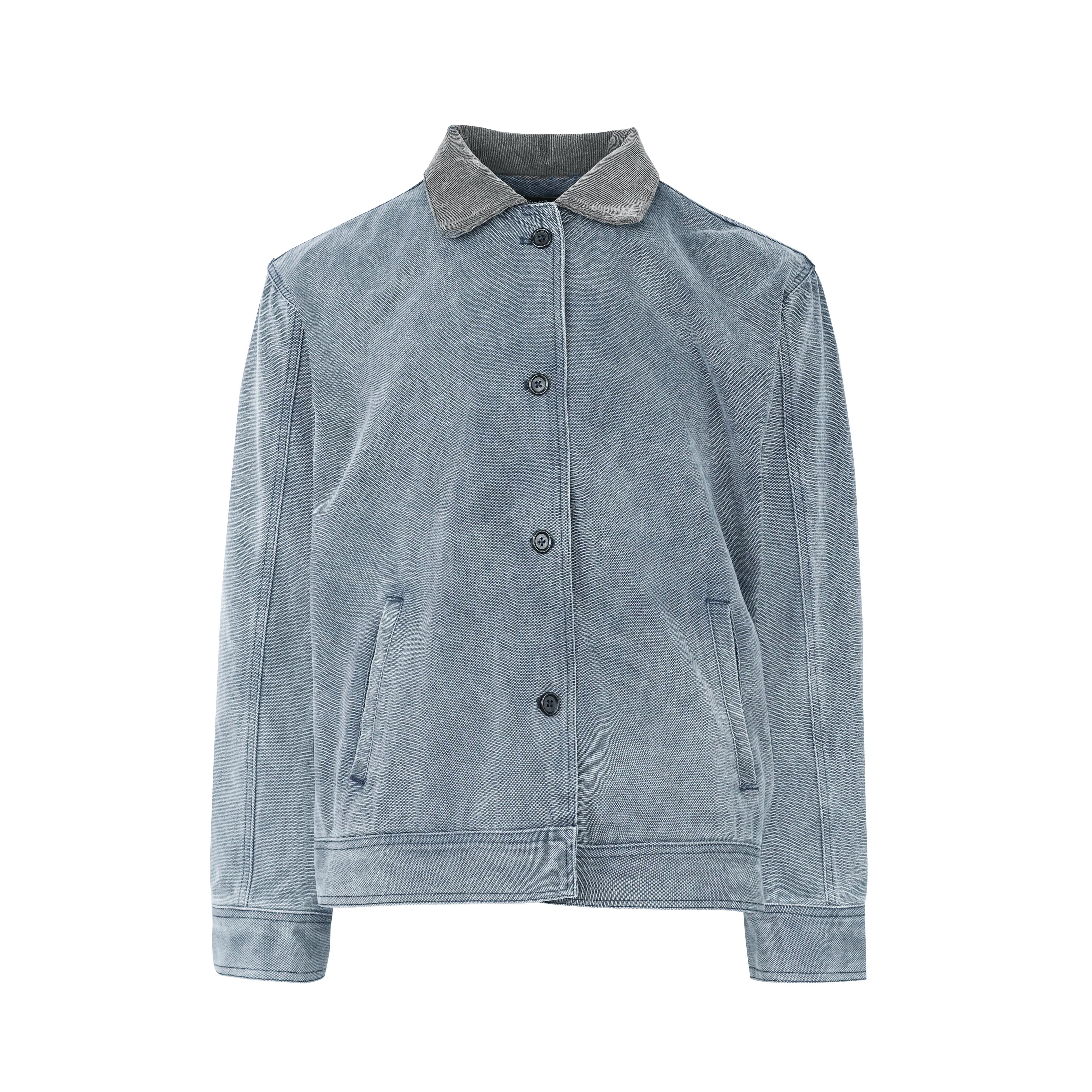 HermitCreate Original Genuine Washed Jacket Stir Salted Used Short Width Boxy Version Cleanfit