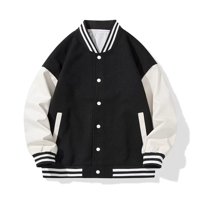 NASA联名美式麂皮绒棒球服男vintage春秋大码飞行员外套情侣夹克 (21)