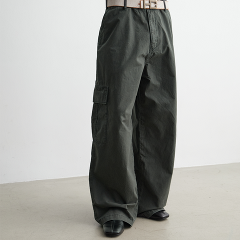 HC/HermitCreate Multi Pocket Paratrooper Work Pants Baggy Pants Versatile Top Ready to Wear Dyeing