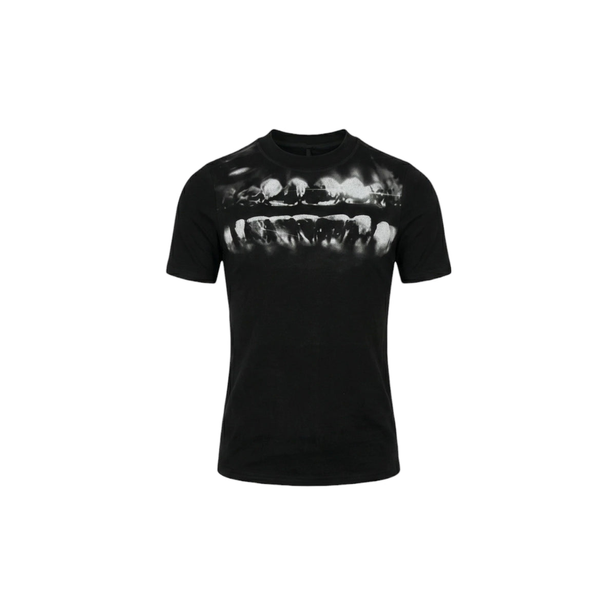 DND4DES dental drill opium dark tight print elastic slim fit wool blend inner bottom short sleeved T-shirt