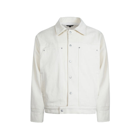 HermitCreate High Density Beaded Two tone Carved Wool Jacket Coat Base Mountain Carving Basic Commuter Cleanfit