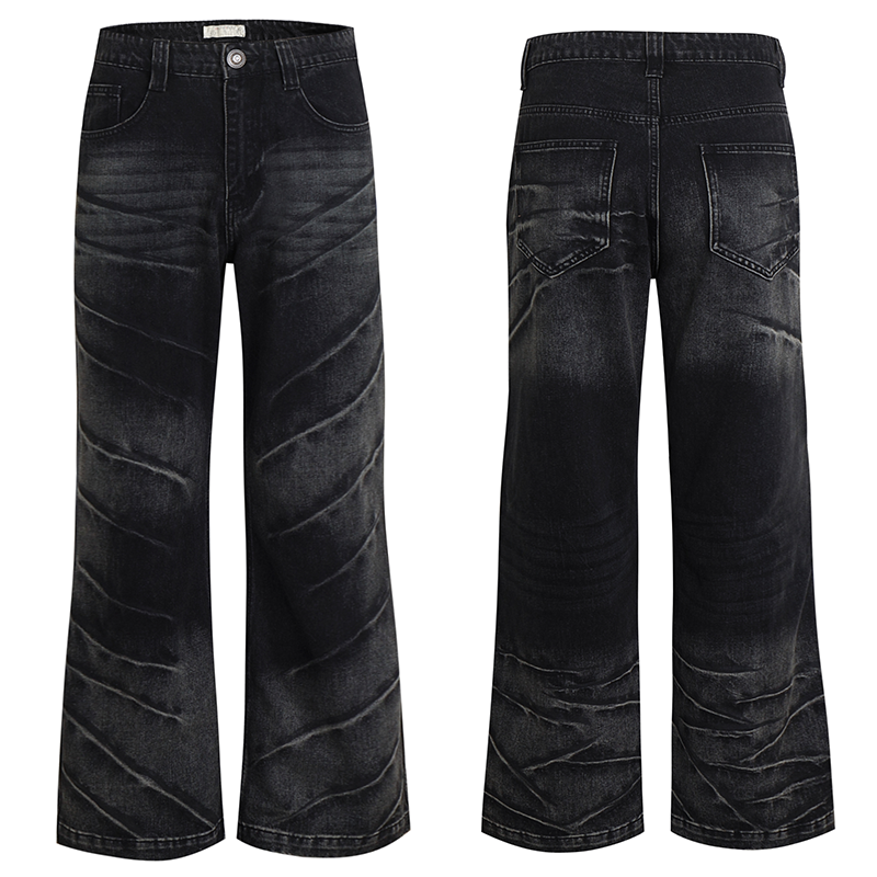 DND4DES vintage jeans high waisted straight leg slightly flared American style teenage straight leg jeans
