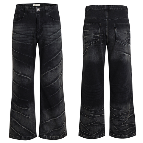 DND4DES vintage jeans high waisted straight leg slightly flared American style teenage straight leg jeans