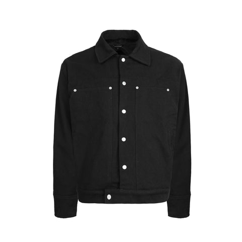 HermitCreate High Density Beaded Two tone Carved Wool Jacket Coat Base Mountain Carving Basic Commuter Cleanfit