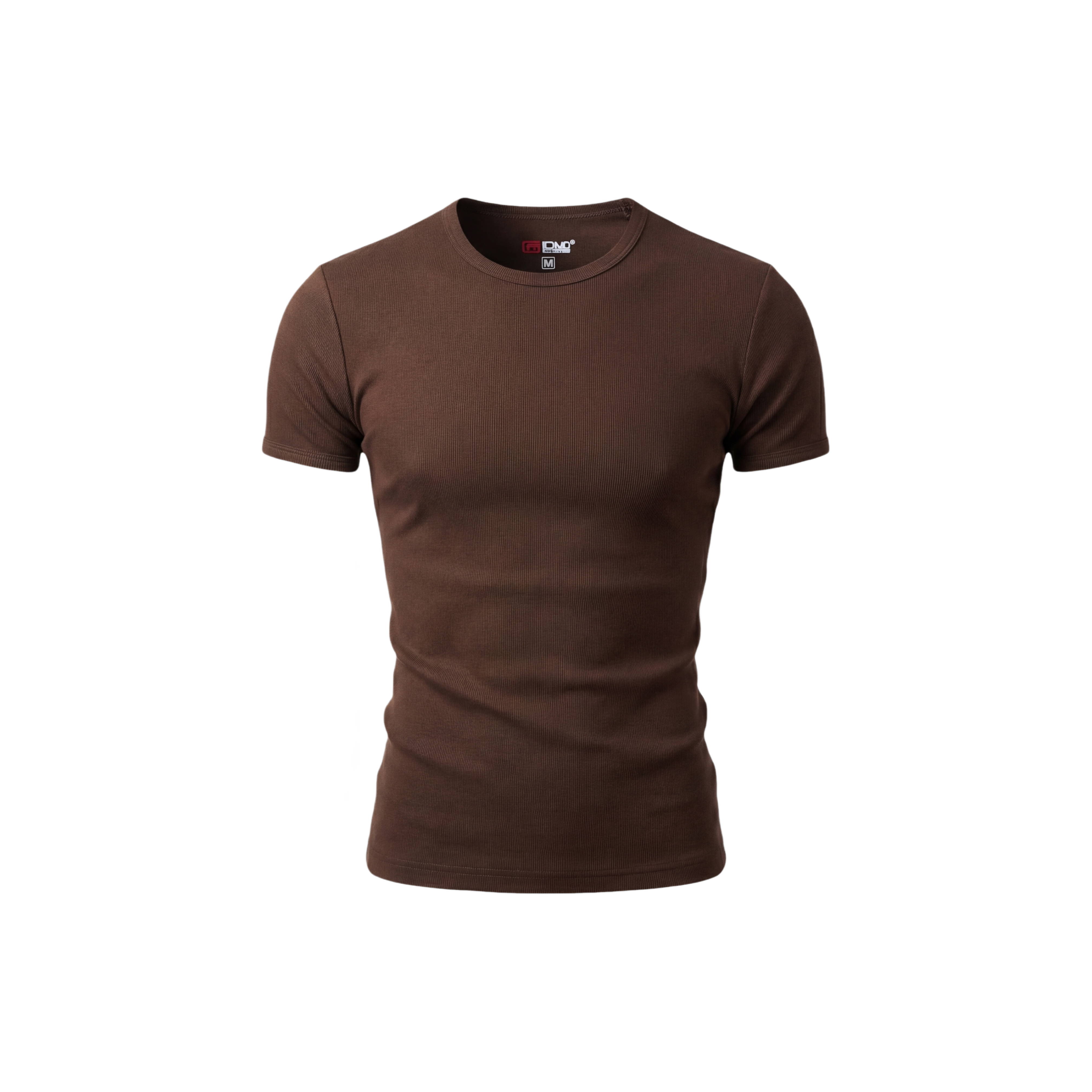DND4DES American Street Hip Hop Rap Elastic Basic Tight Fit Thread T-shirt Short Sleeve Base