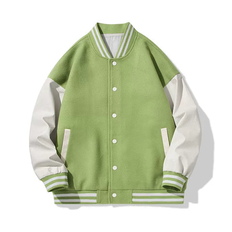 NASA联名美式麂皮绒棒球服男vintage春秋大码飞行员外套情侣夹克 (26)