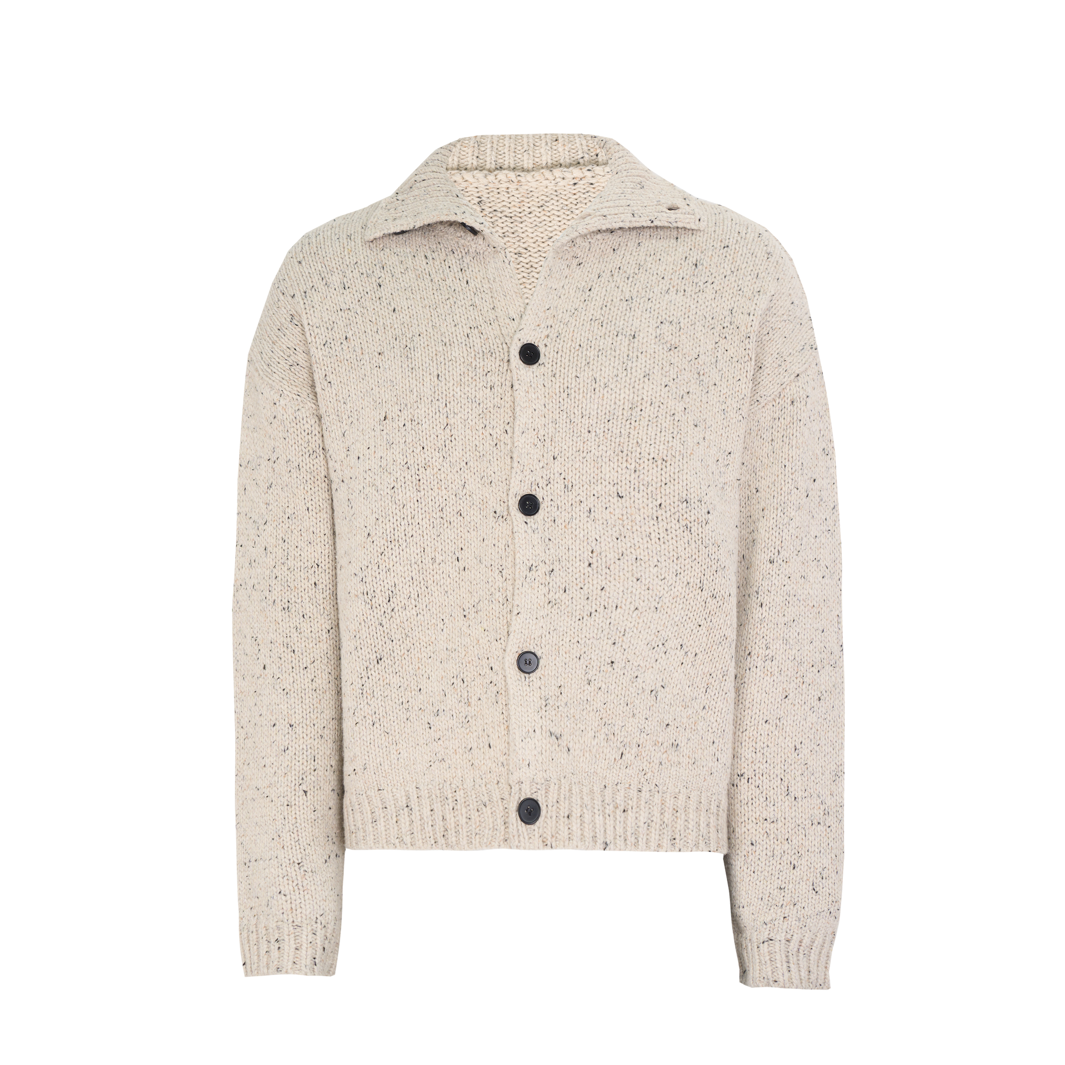 HC/HermitCreate floral yarn cardigan, thick needle high neck sweater, atmospheric feeling, vintage money, autumn and winter paired with wool
