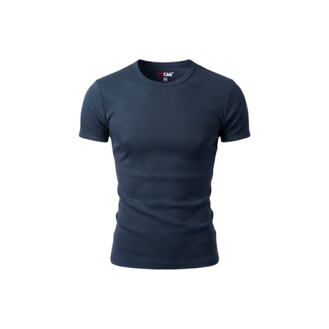 DND4DES American Street Hip Hop Rap Elastic Basic Tight Fit Thread T-shirt Short Sleeve Base