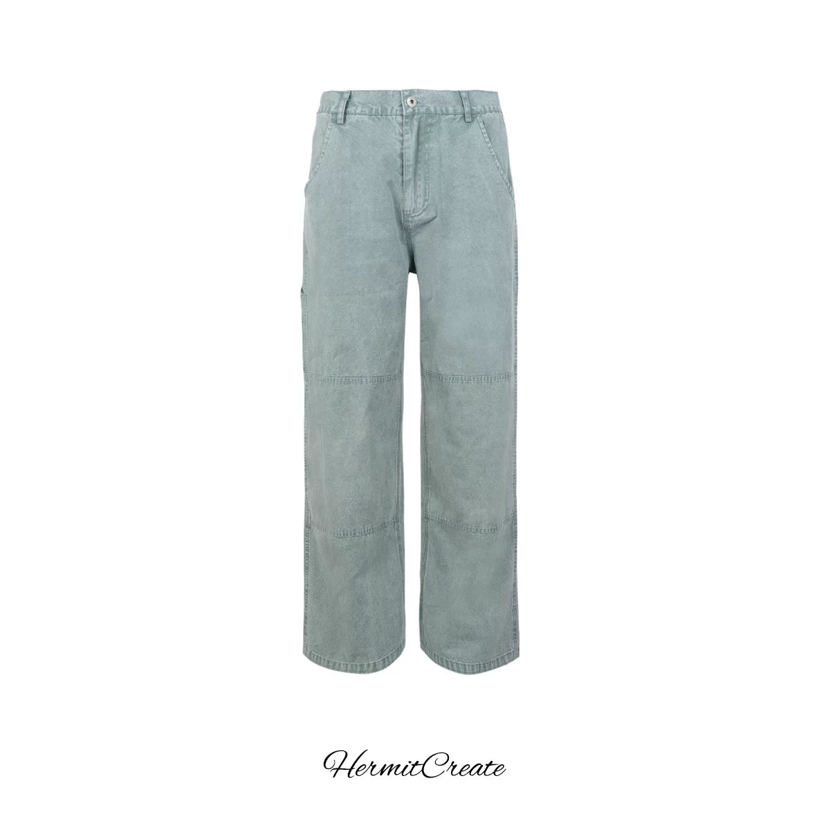 HC/HermitCreate复古水洗工装裤 宽松直筒百搭休闲长裤cleanfit
