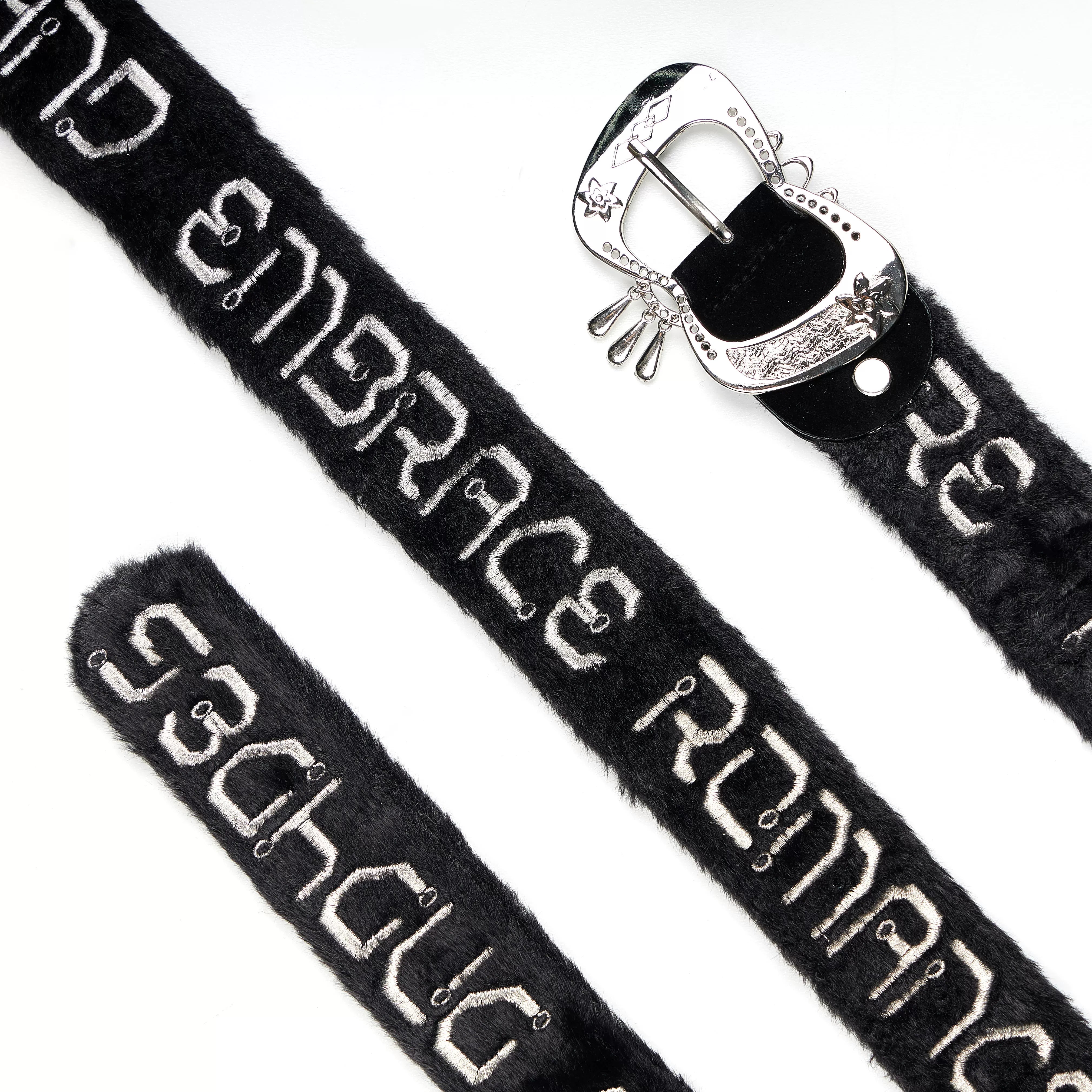 Little Ghost Song Yaxuan, same DND4DES original niche design, Asian punk spicy girl embroidered plush belt