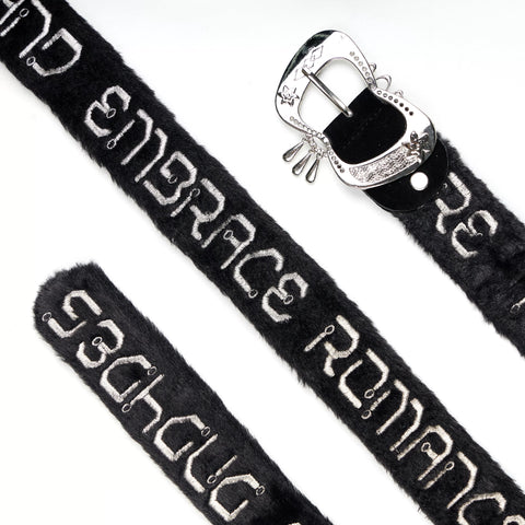 Little Ghost Song Yaxuan, same DND4DES original niche design, Asian punk spicy girl embroidered plush belt