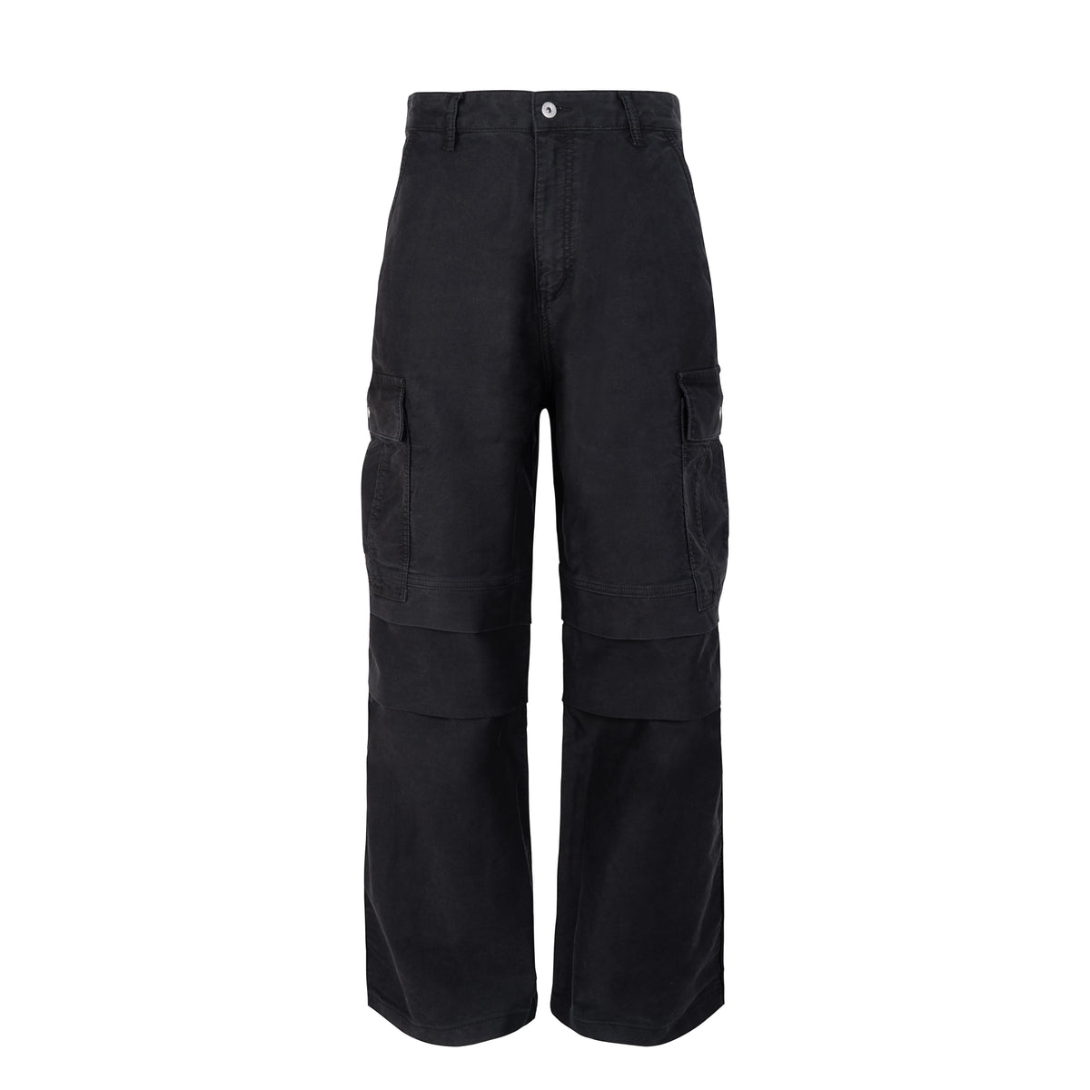 HC/HermitCreate Mole Skin Multi Pocket Work Pants with Folded Baggy Styles for Aging and Washing