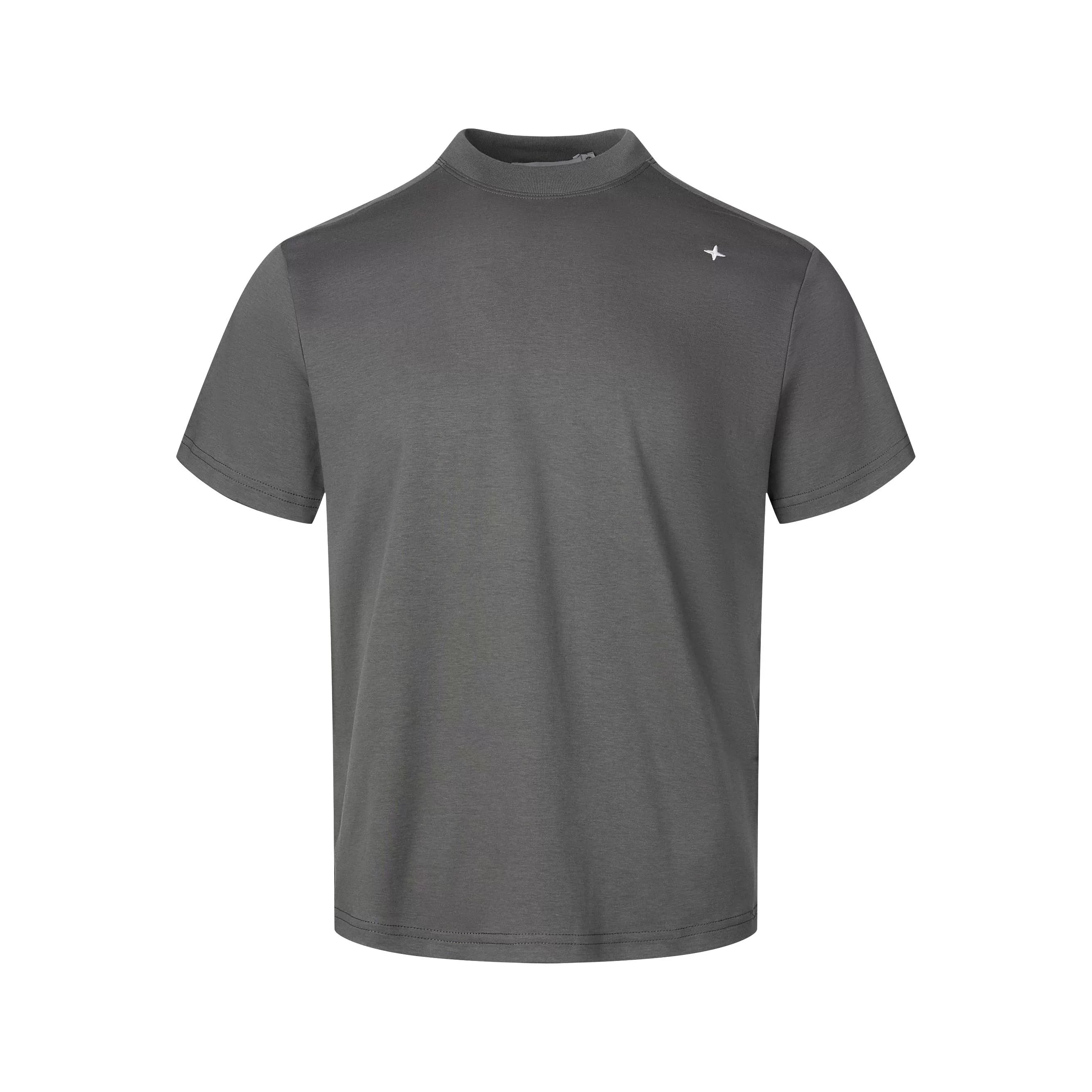 A PUEE American retro cleanfit deconstruction style shoulder short sleeved T-shirt trendy casual versatile cool top