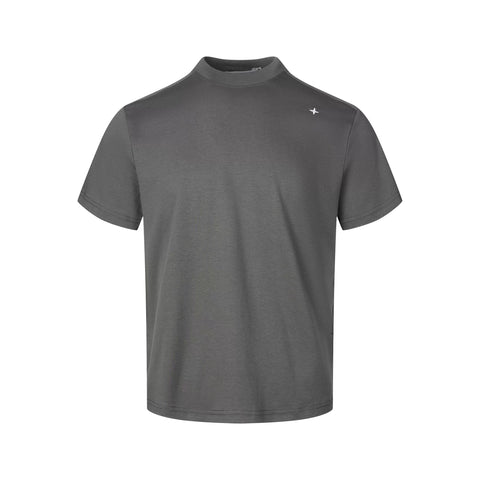 A PUEE American retro cleanfit deconstruction style shoulder short sleeved T-shirt trendy casual versatile cool top