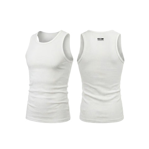 DND4DES basic American casual daily base bullet logo printed elastic slim thread vest