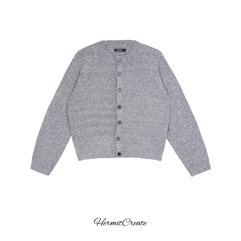 HC/HermitCreate Wool Blended Old Money Knitted Cardigan Sweater Inner Wear Outer Lazy Vibe