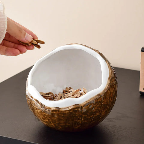 Siena Coconut Ceramic Bowl