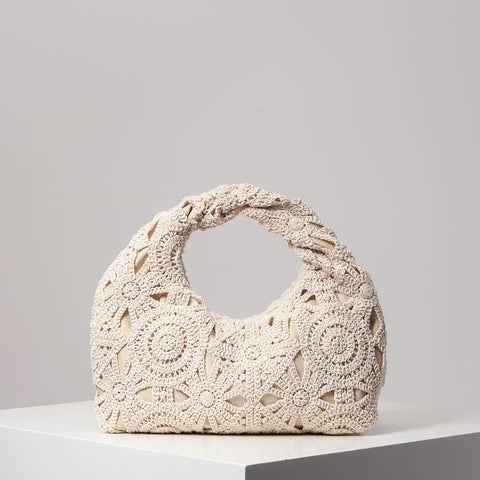 Lora Handwoven Floral Bag